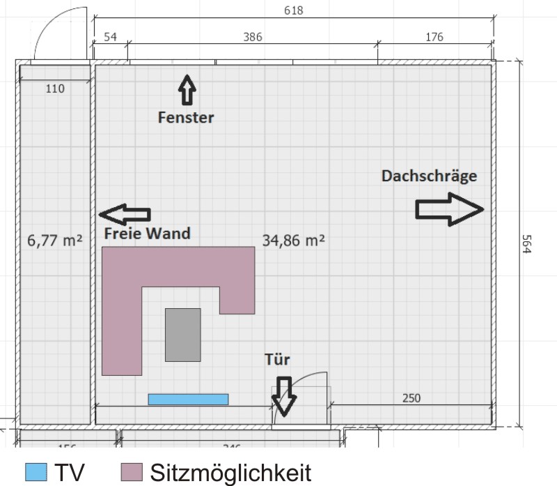 wohnzimmer sofa im raum: – Bild stellt nur einen Vorschlag zur TV-Sofa-Stellmöglichkeit dar wohnzimmer sofa im raum: – Bild stellt nur einen Vorschlag zur TV-Sofa-Stellmöglichkeit dar